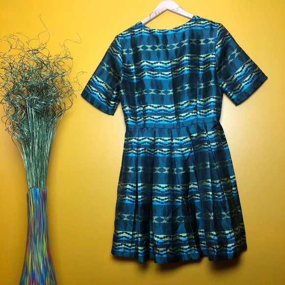 ASOS Patterned Career Dress - Picture 2 of 3